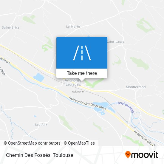 Chemin Des Fossés map