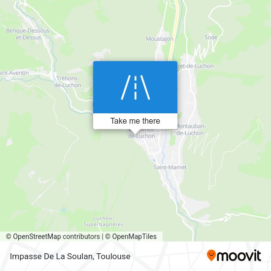 Impasse De La Soulan map