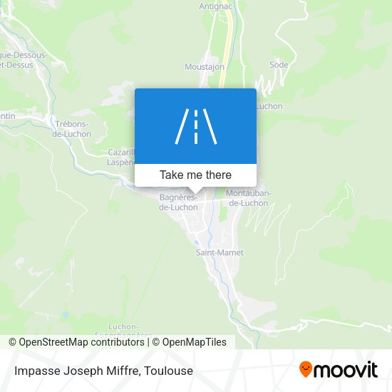 Impasse Joseph Miffre map
