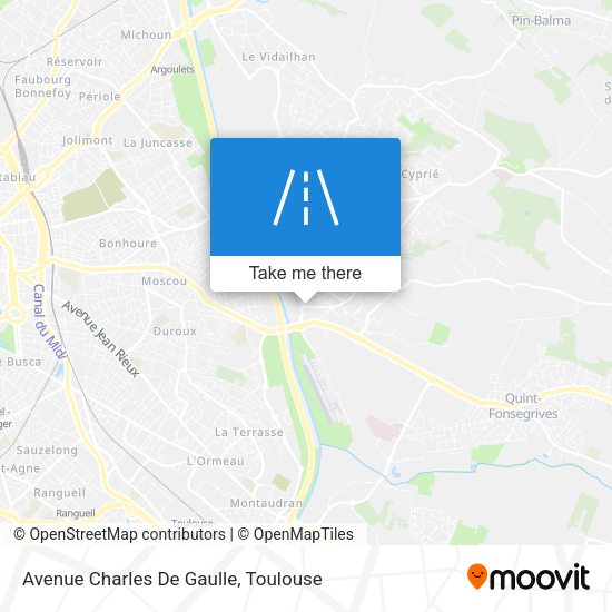 Avenue Charles De Gaulle map