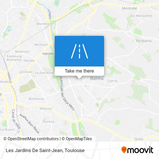 Les Jardins De Saint-Jean map