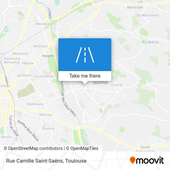 Rue Camille Saint-Saëns map