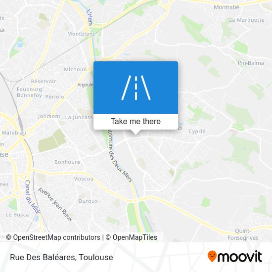 Rue Des Baléares map