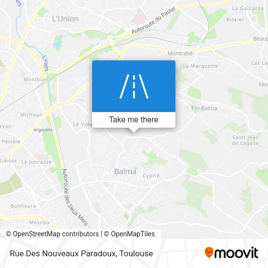 Rue Des Nouveaux Paradoux map