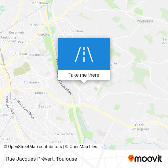 Rue Jacques Prévert map