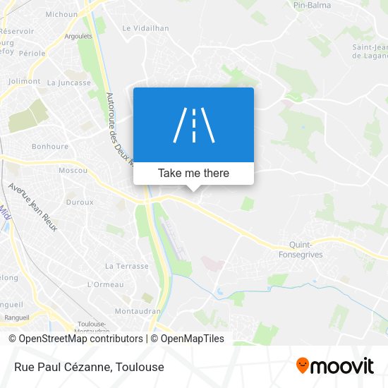 Rue Paul Cézanne map