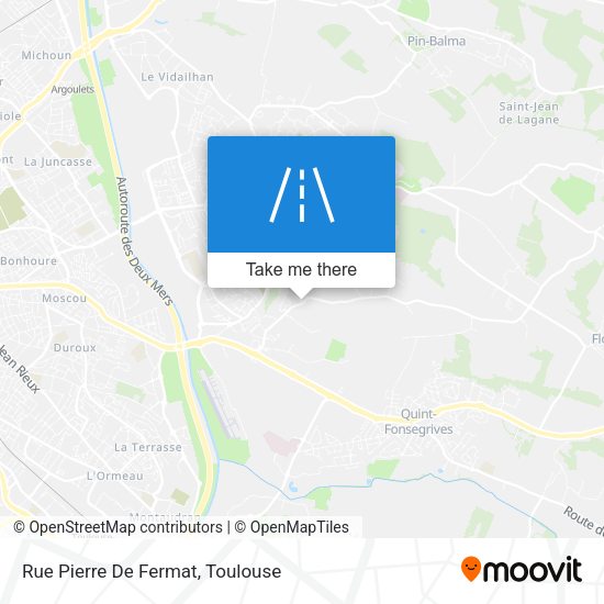 Rue Pierre De Fermat map