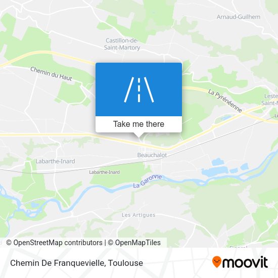 Chemin De Franquevielle map