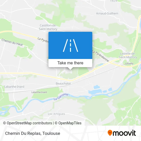 Chemin Du Replas map