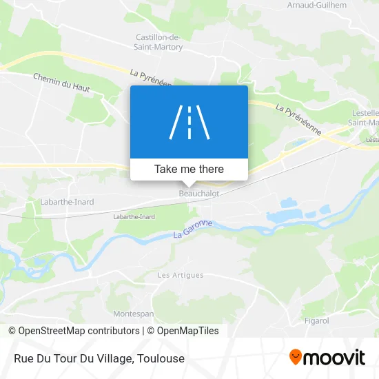 Rue Du Tour Du Village map