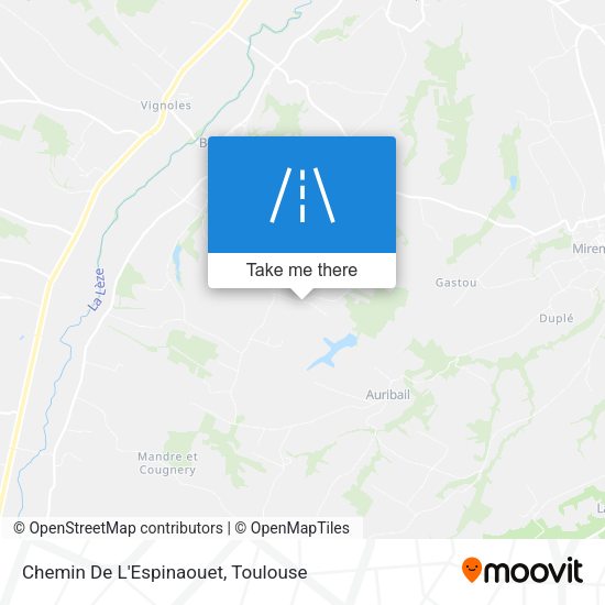 Chemin De L'Espinaouet map