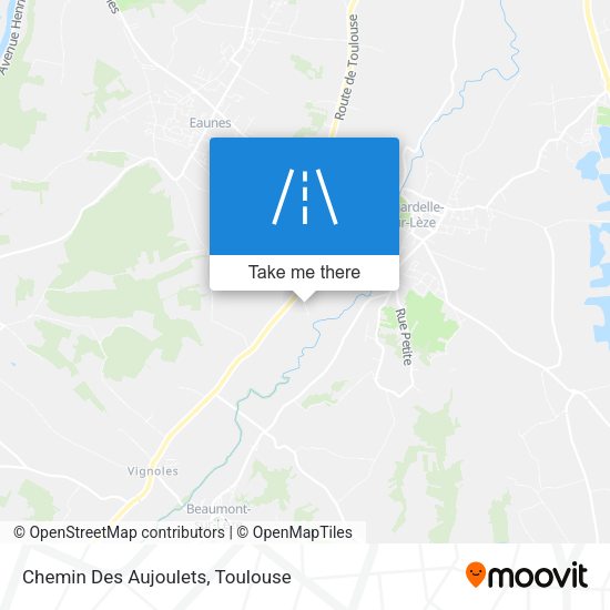 Chemin Des Aujoulets map