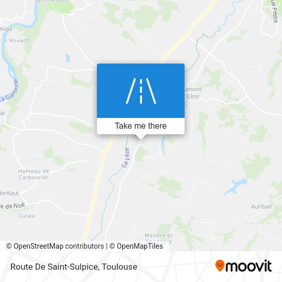 Route De Saint-Sulpice map