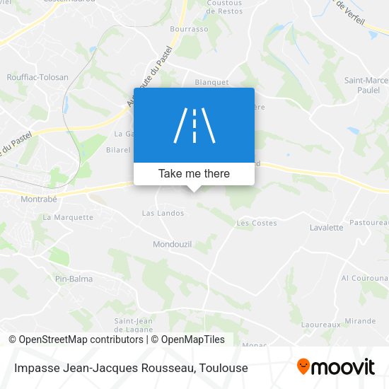 Impasse Jean-Jacques Rousseau map