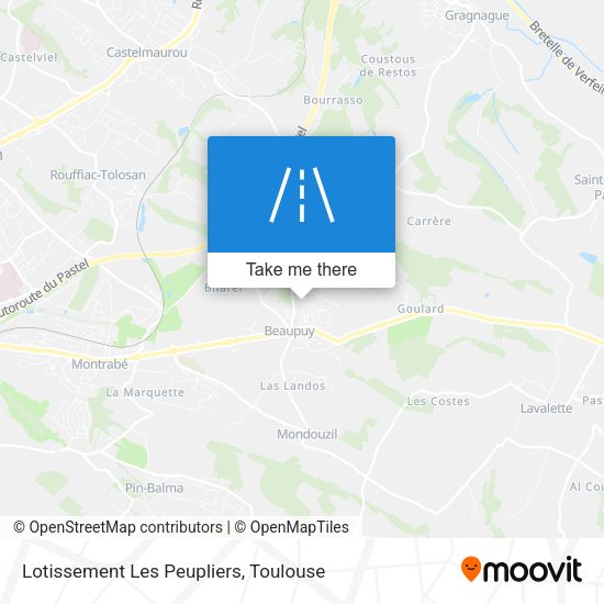 Lotissement Les Peupliers map