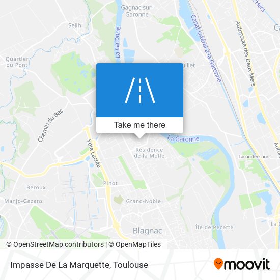 Mapa Impasse De La Marquette