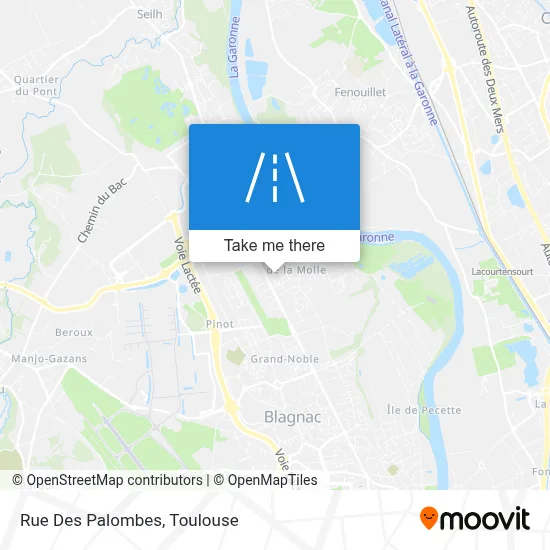 Rue Des Palombes map