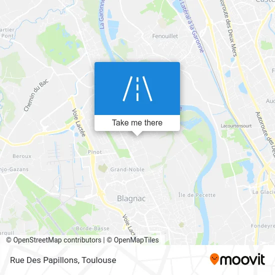 Rue Des Papillons map