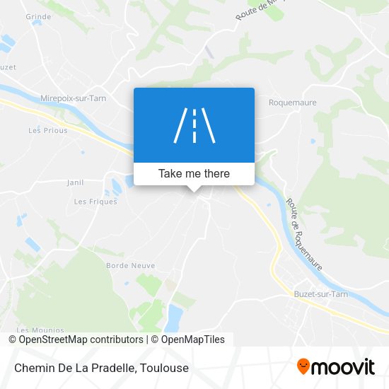 Chemin De La Pradelle map