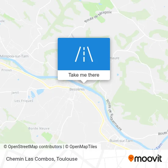 Chemin Las Combos map
