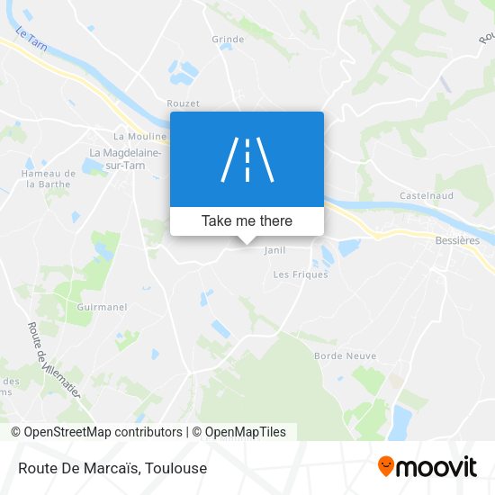 Route De Marcaïs map