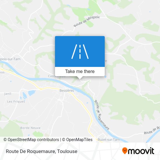 Route De Roquemaure map