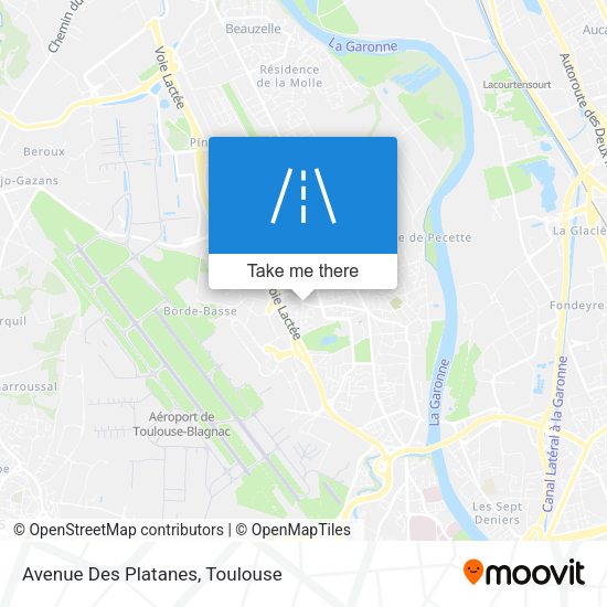 Avenue Des Platanes map