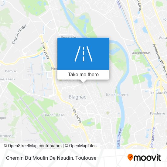 Chemin Du Moulin De Naudin map