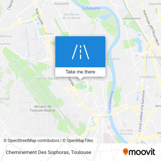 Cheminement Des Sophoras map