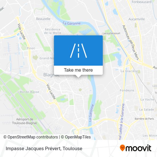 Impasse Jacques Prévert map