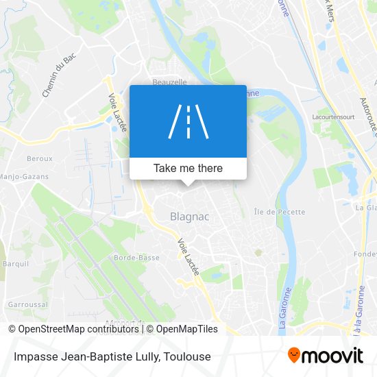 Impasse Jean-Baptiste Lully map