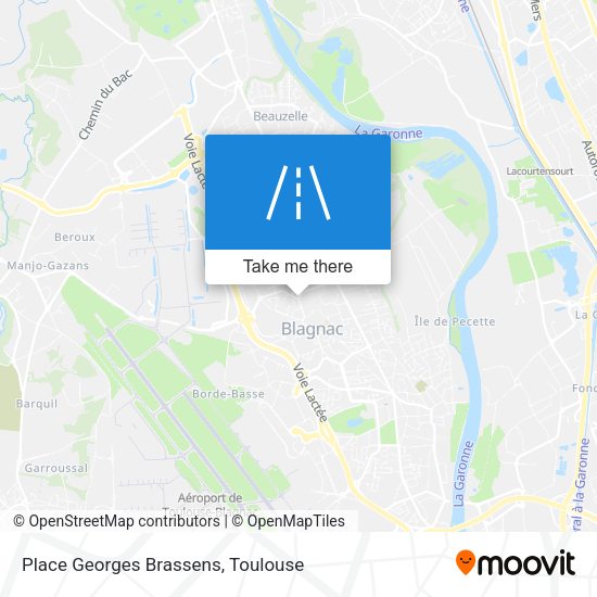 Place Georges Brassens map