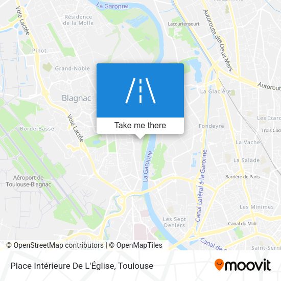 Place Intérieure De L'Église map