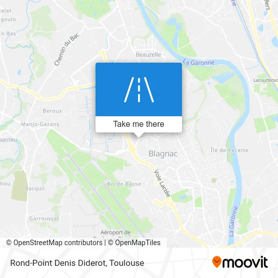 Rond-Point Denis Diderot map