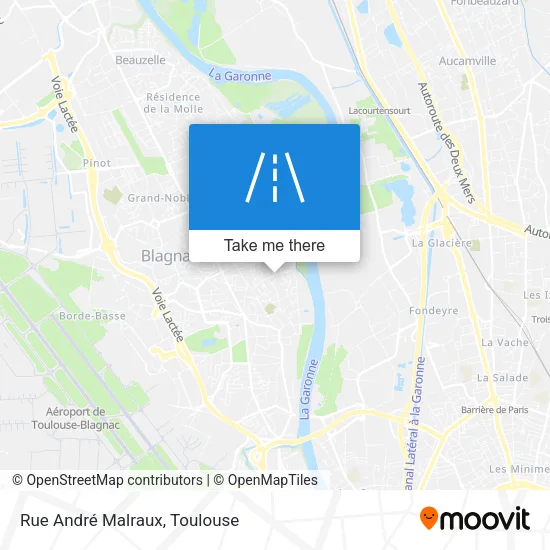 Rue André Malraux map
