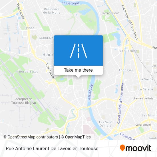 Rue Antoine Laurent De Lavoisier map
