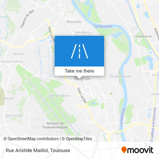 Rue Aristide Maillol map