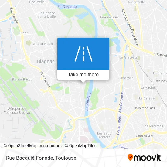 Rue Bacquié-Fonade map