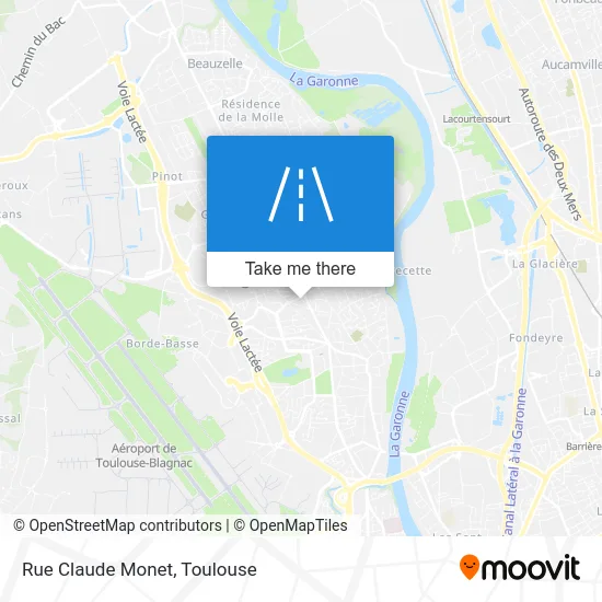 Rue Claude Monet map