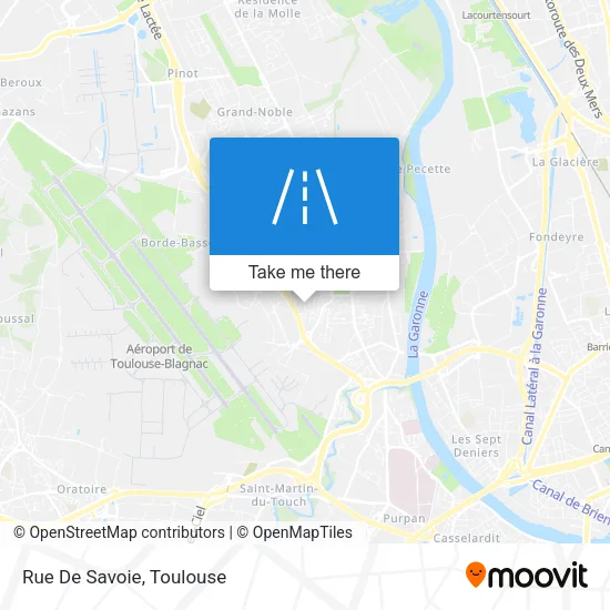 Rue De Savoie map