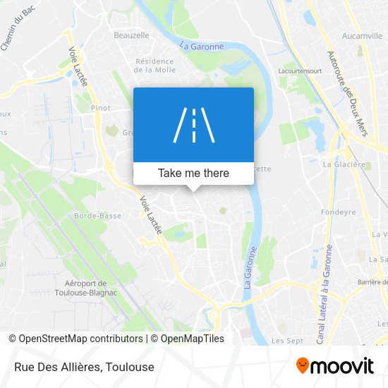 Rue Des Allières map