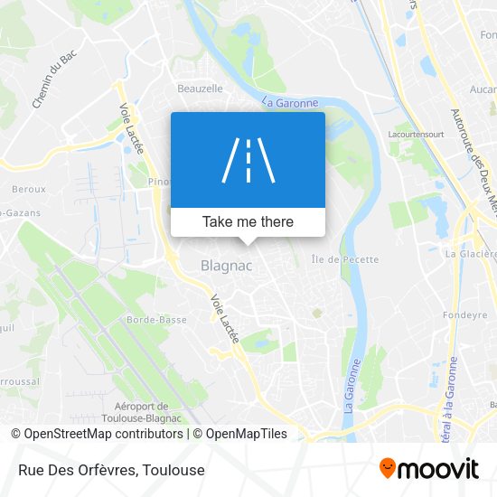 Rue Des Orfèvres map