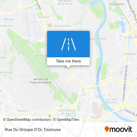 Rue Du Groupe D'Or map