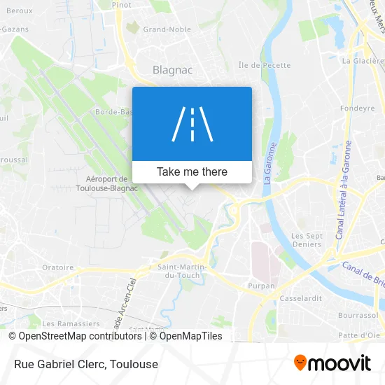 Rue Gabriel Clerc map