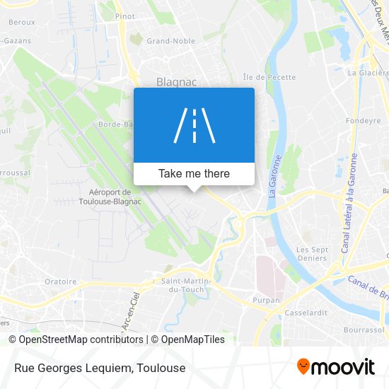 Rue Georges Lequiem map