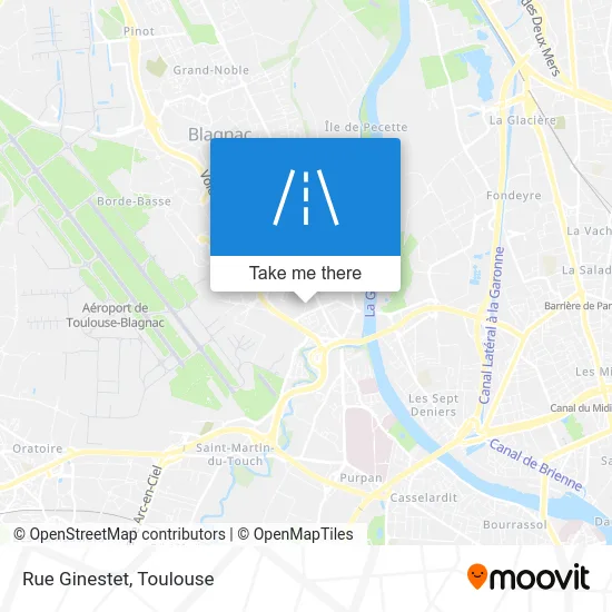 Rue Ginestet map