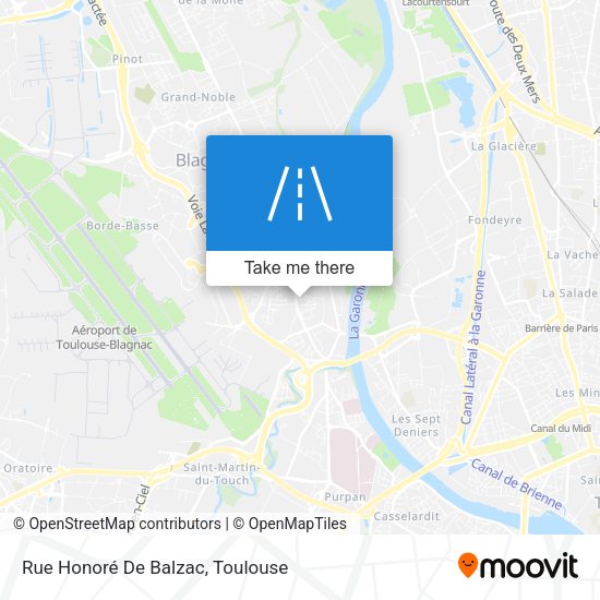 Rue Honoré De Balzac map