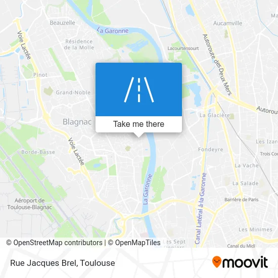 Rue Jacques Brel map