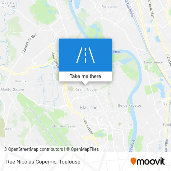 Rue Nicolas Copernic map