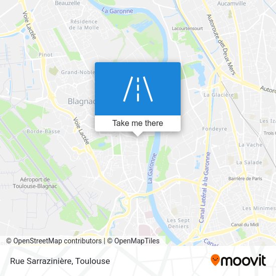 Rue Sarrazinière map